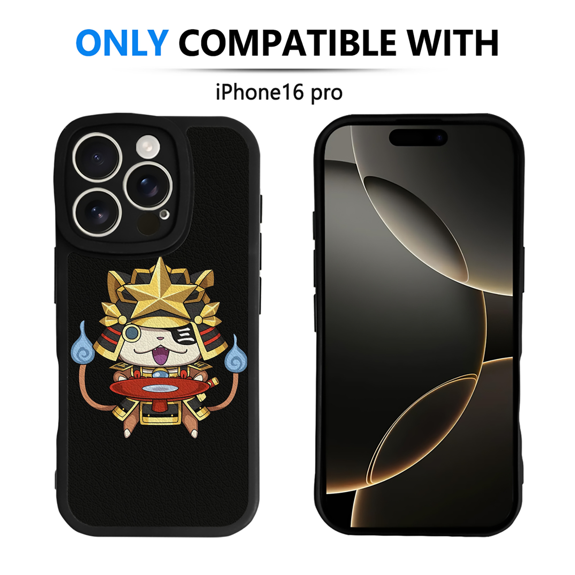 （画像用） 妖怪ウォッチ Yo-kai Watch 【iPhone 16シリーズ対応】シリコンスマホケース（レザー調） 材質：シリコン